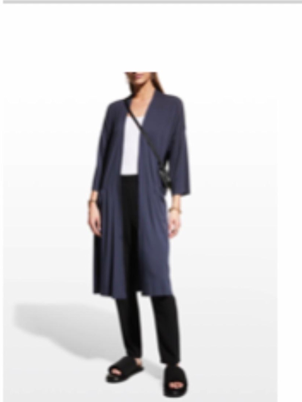 NWT Eileen Fisher Eileen Fisher Fine Jersey Elbow-Sleeve Jacket M